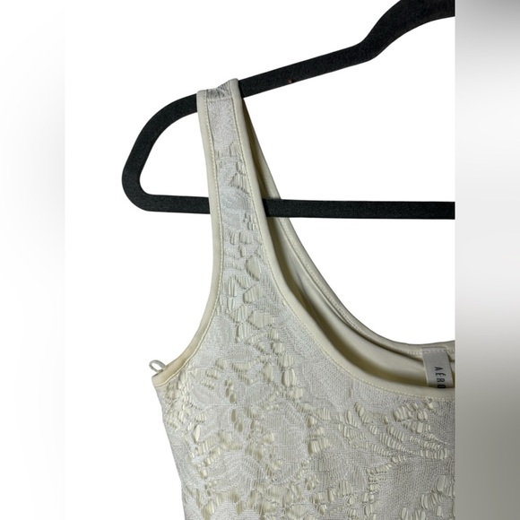 Aeropostale White Floral Lace Sleeveless Skater Dress Women’s Size M Medium - Picture 2 of 7